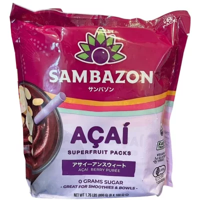 SAMBAZON アサイースムージーパック無糖 100g×8パック