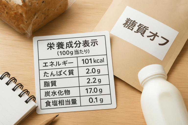 栄養成分表示の正しい見方とは？糖質・塩分の計算と家族の食選びのコツ