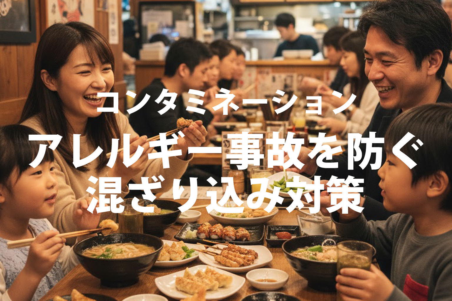 アレルギー事故を防ぐ混ざり込み対策