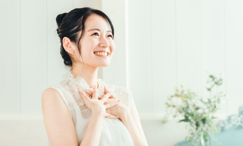 安心している女性のイメージ