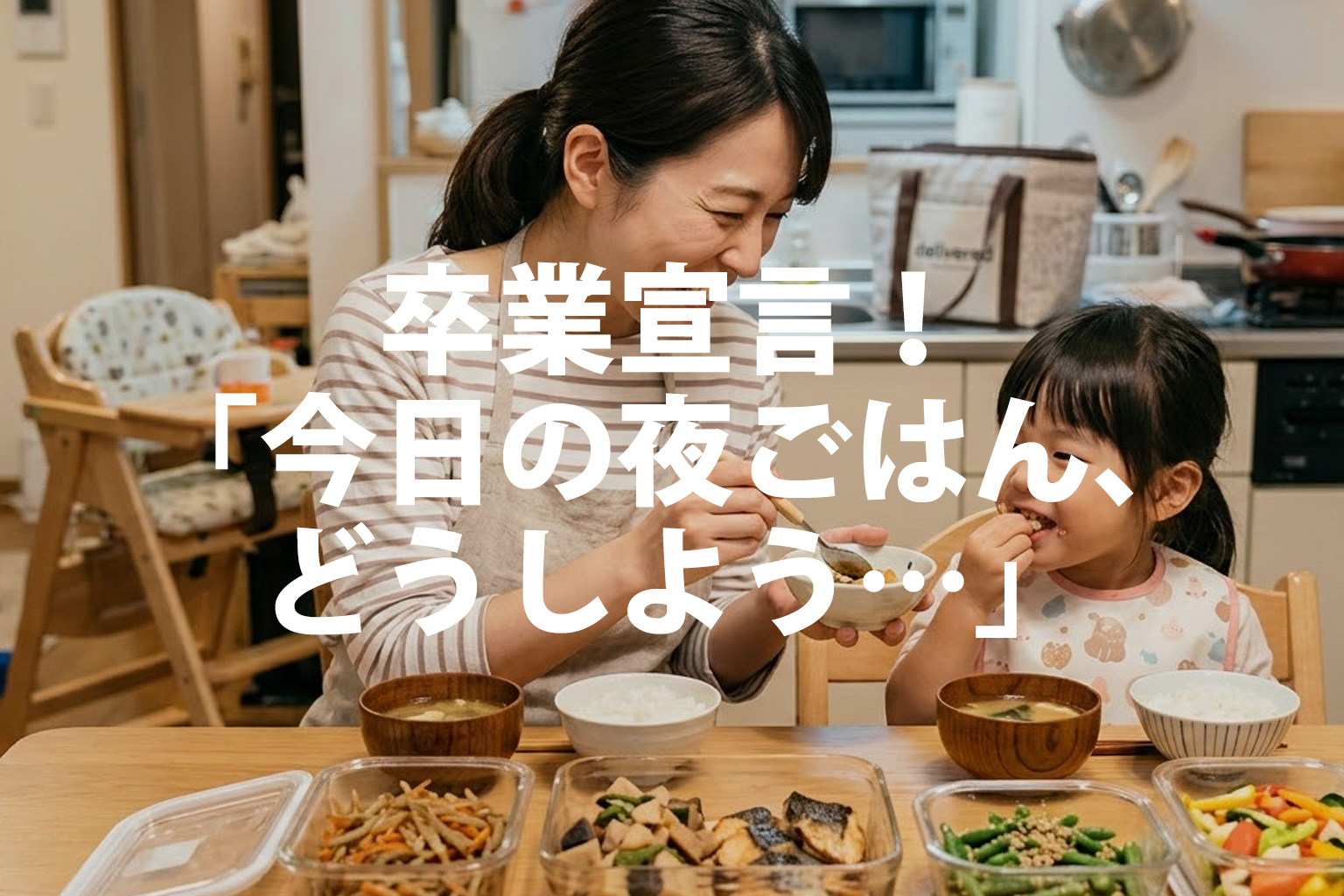 卒業宣言！「今日の夜ご飯はどうしよう」