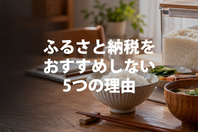 ふるさと納税をおすすめしない5つの理由｜返礼品の値付け・定期便・仲介費用